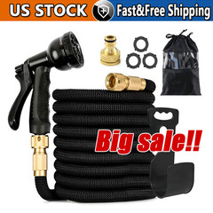 Stronger Deluxe Expandable Flexible Garden Hose Water Hose 25, 50, 75, 100FT lot