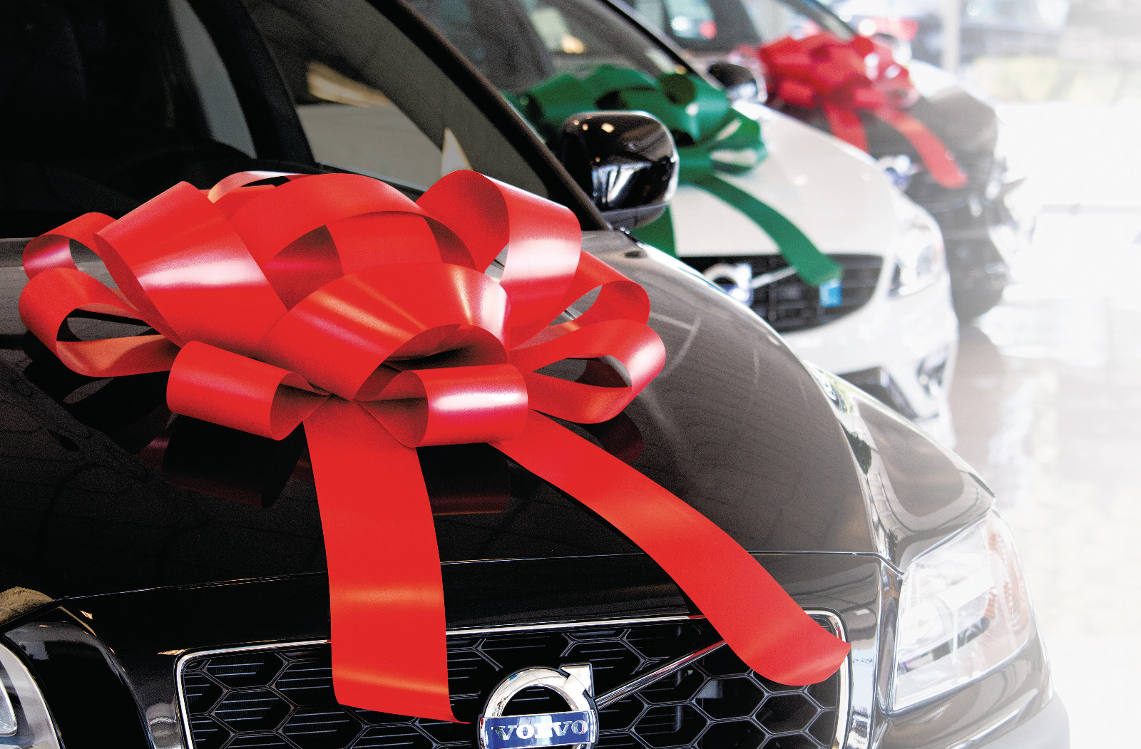 Large Red Car Bow | Giant Bow, Magnetic Back, Vinyl, No Scratch, Red | BIG BOW! gallery