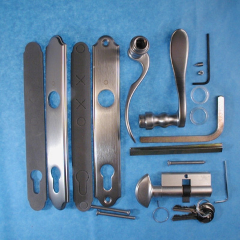 Munchen Active Handle set M112PL / 374N - Satin Nickel gallery