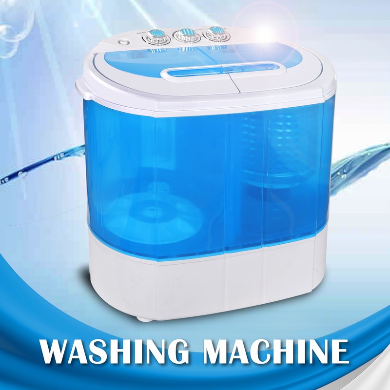 Compact lightweight 10lbs Portable Washing Machine Washer w/ Spin Cycle Dryer gallery