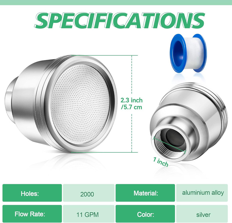 2000PL Water Nozzle Replace Compatible with Dramm, Garden Aluminium Alloy Water gallery