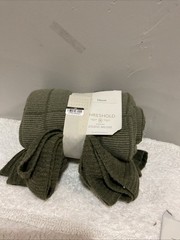 Threshold Designed Studio McGee 50×60 In Green Throw Blanket
