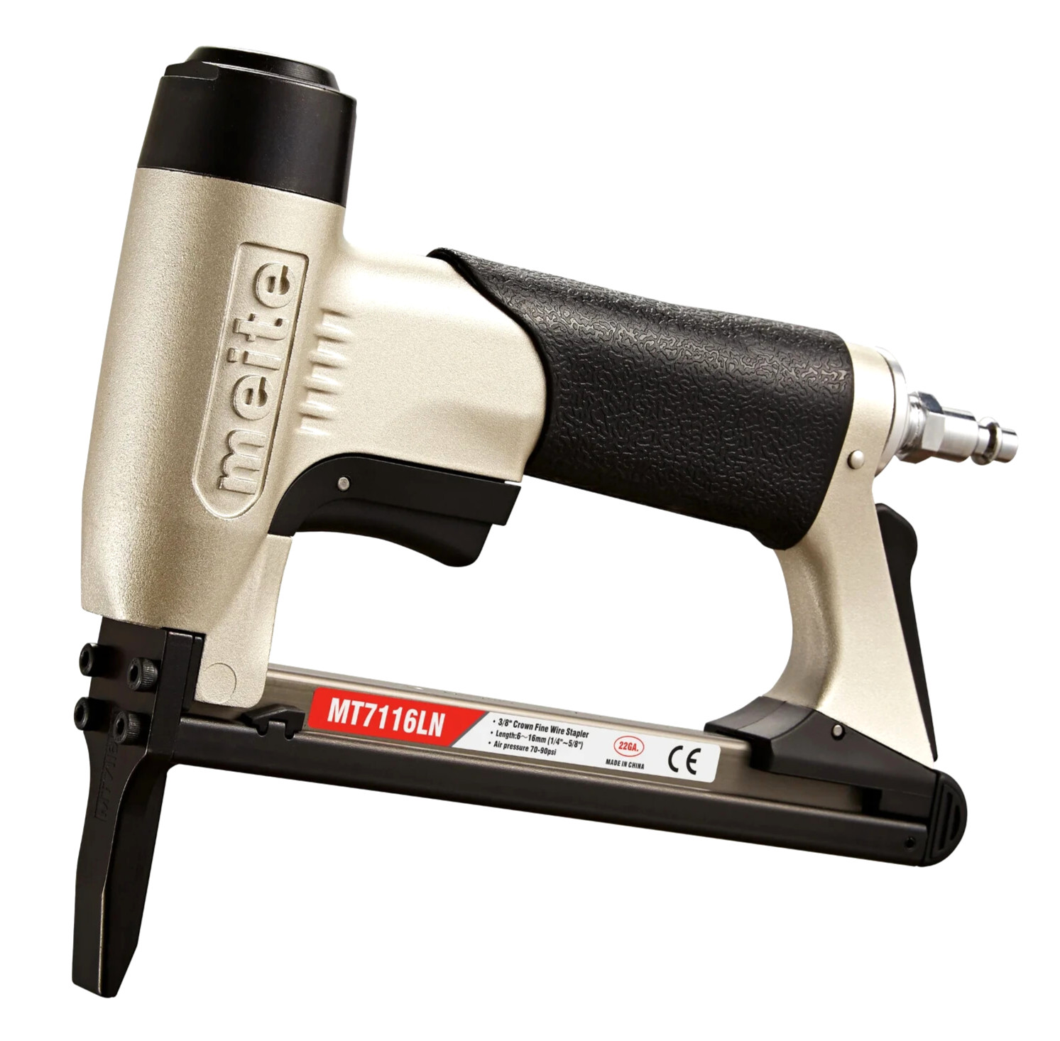 meite Pneumatic Upholstery Stapler MT7116LN Fine Wire Stapler with Long Nose gallery