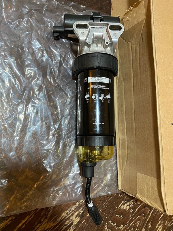 John Deere-Primary Fuel Filter Assembly W/Sensor, RE541922, RE569927. USA gallery