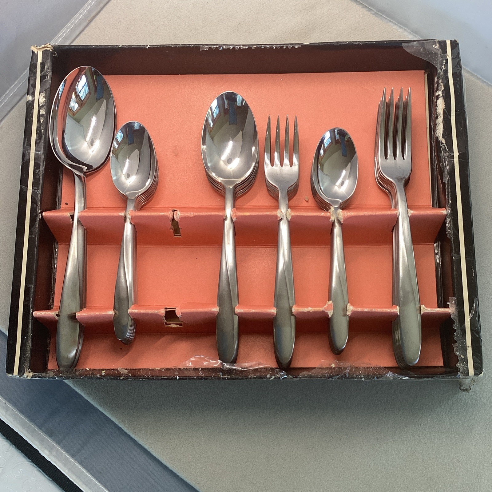Cathedral Stainless Solingen Germany Autumn Harvest Flatware Misc pieces 41 gallery
