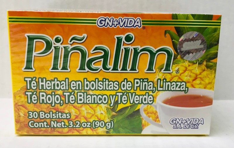 Pinalim Tea/Te De Pinalim Pineapple, Flax, Green Tea, White Tea (1 box) gallery
