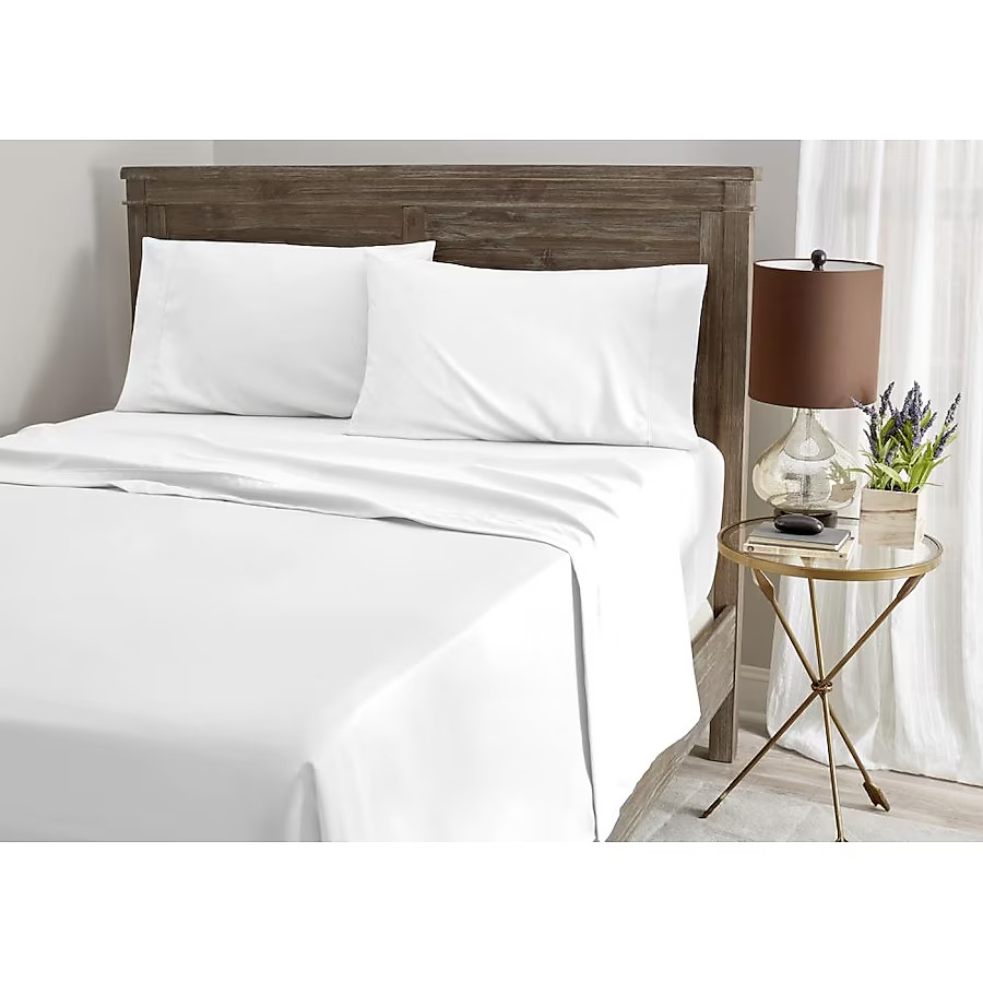 SERTA COOL & CLEAN 4-PC. FULL SIZE Microfiber Sheet Set W/ Antimicrobial - NEW!