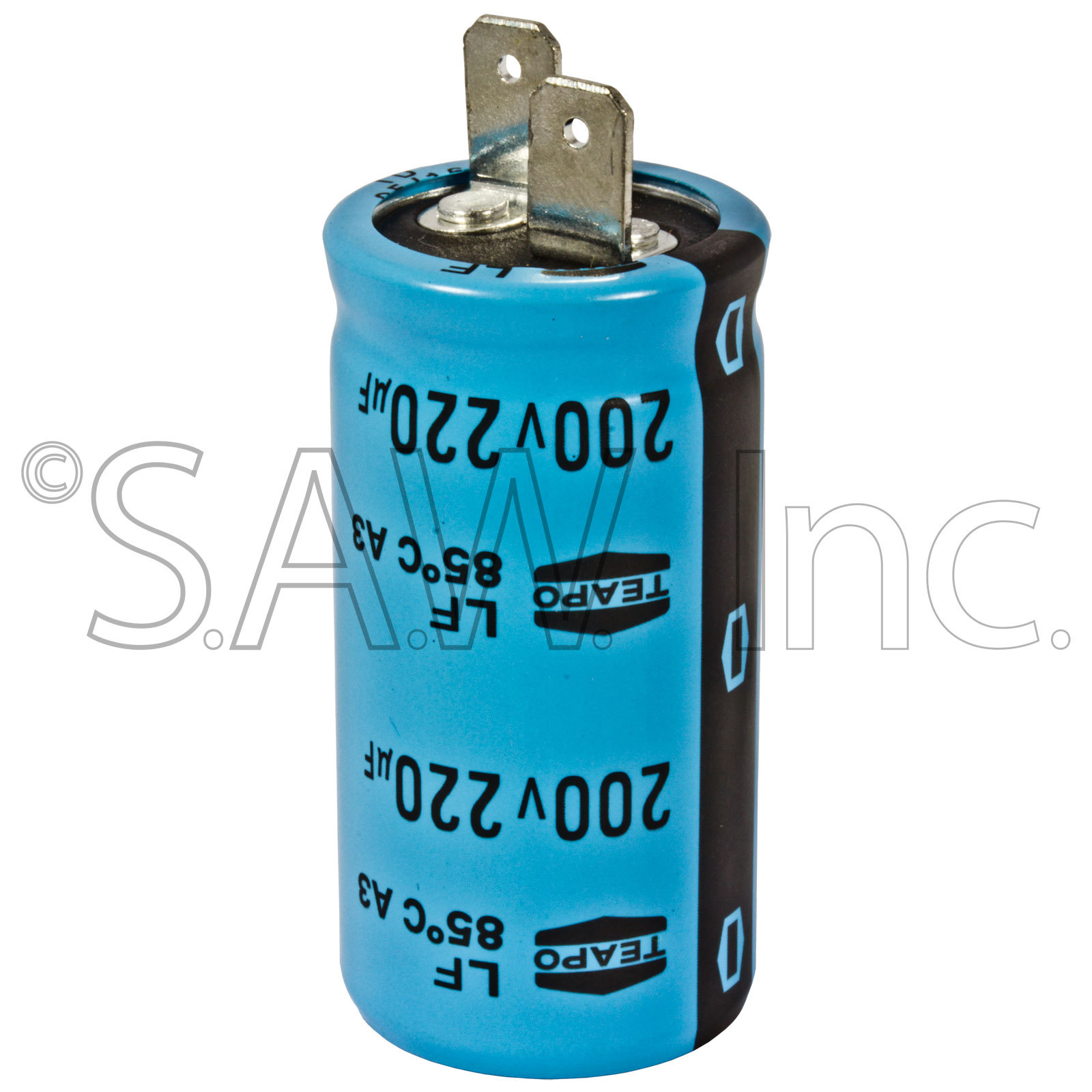 0034819.01 Teapo SINGLE Coleman Generator Capacitor 220uF 200V HD85C +-3% gallery
