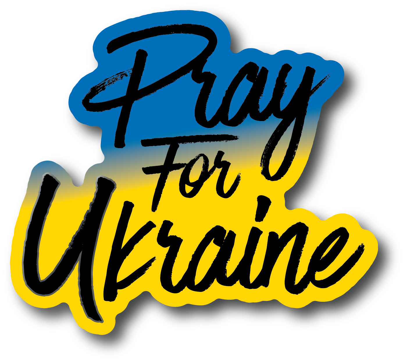 UKRAINE Flag Sticker Decal Vinyl Laptop cell phone Car Window Pray for Ukrainian gallery