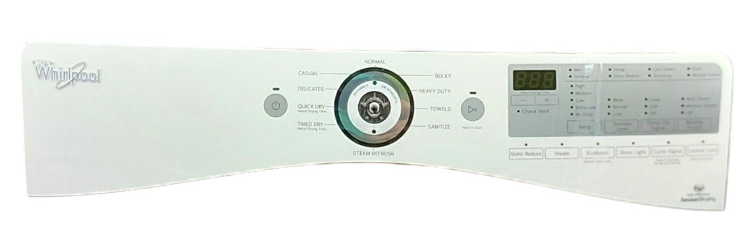Genuine Whirlpool Dryer Control Panel W10825131 Same Day Ship & 60 Days Warranty gallery