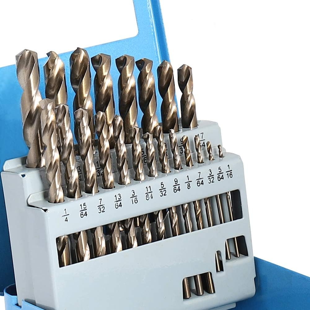 Cobalt Drill Bit Set High Speed Steel Twist Bits For Metal Wood Plastic gallery