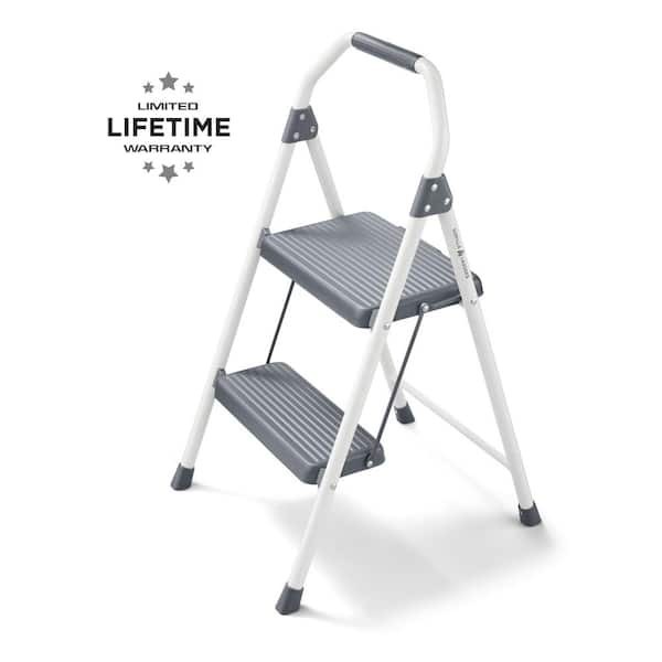 2-Step Compact Steel Step Stool, 225 Lbs. Load Capacity Type II Duty Rating gallery