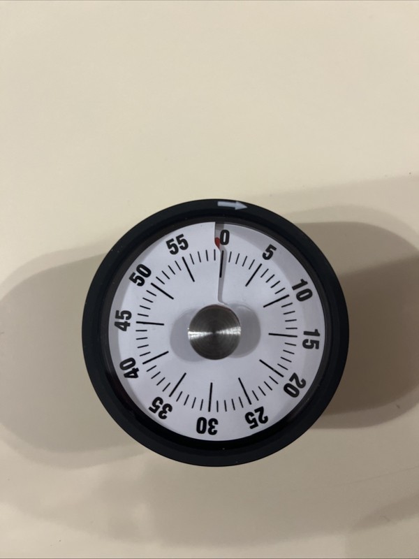 Natural Home Kitchen Timer Magnetic Stainless Steel Bell Alarm 60 minutes gallery