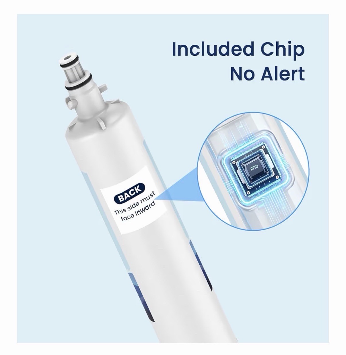 MARRIOTTO Replacement for GE Fridge RPWFE,RPWF(Built-in CHIP)Water Filter Set of gallery
