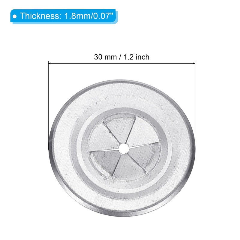 30mm Self Locking Washers, 200pcs Perforated Insulation Pins Washers Flat Washer gallery