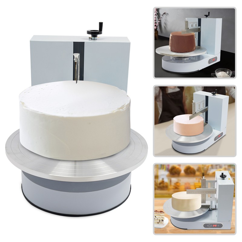 4-16" Cake Decorating Coating Machine Butter Coating Smoothing Scraping Machine gallery