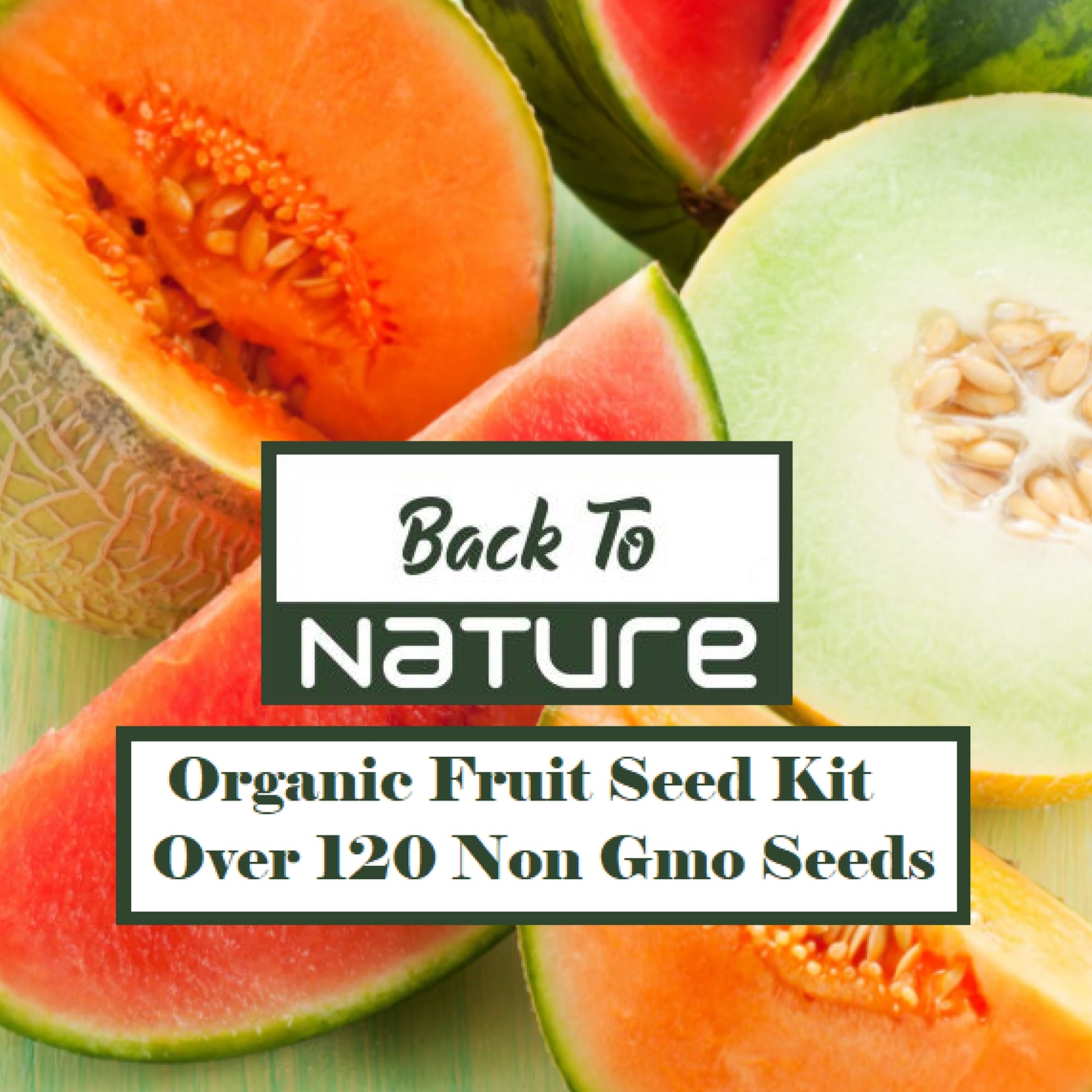 All Natural Fruit Seed Kit - 6 Varieties - Organic - Non Gmo - Heirloom gallery