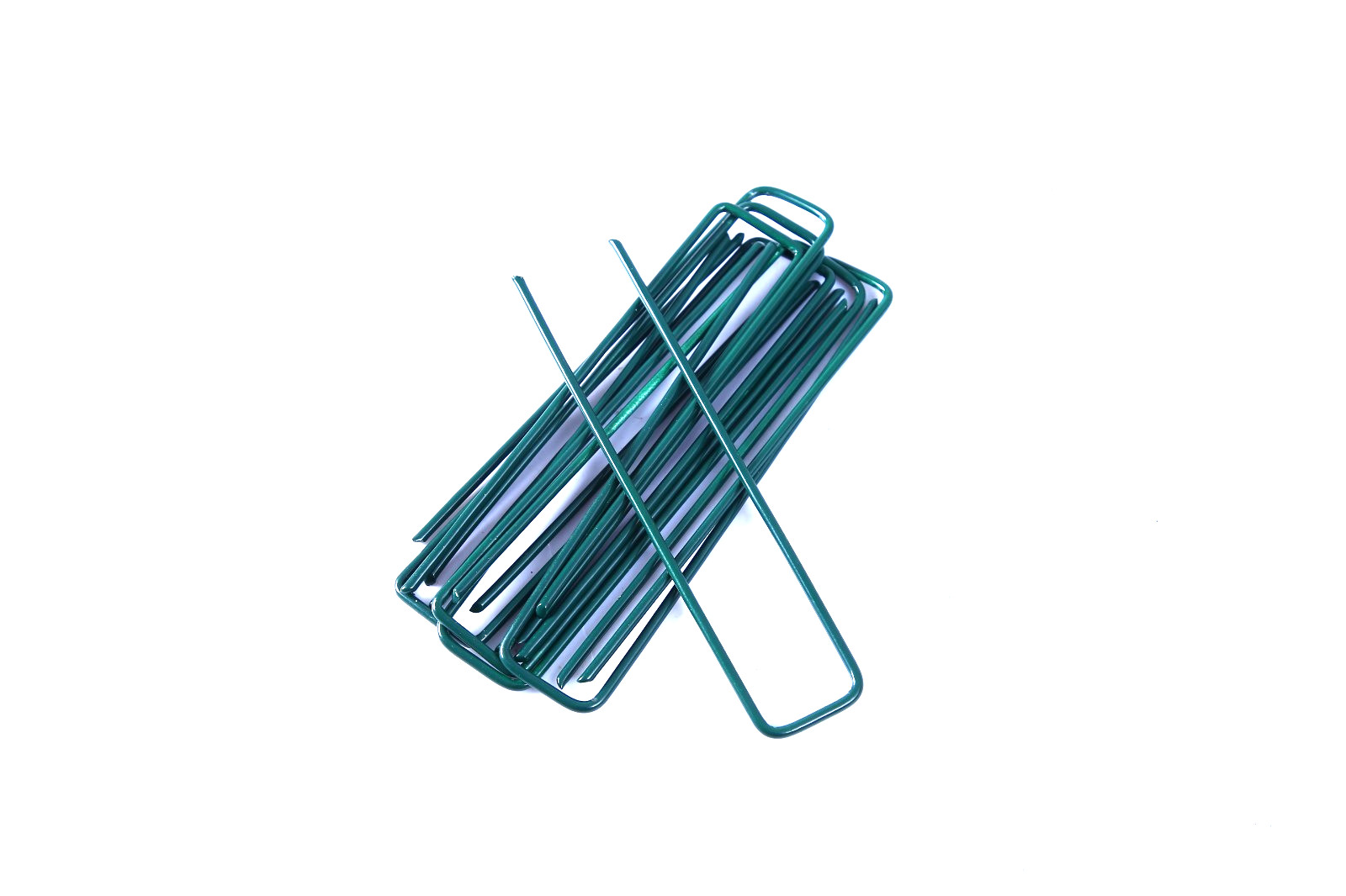 120PCS Green Artificial Turf Stakes Staples 6Inch 11 Gauge, Garden Stake, Fabric gallery