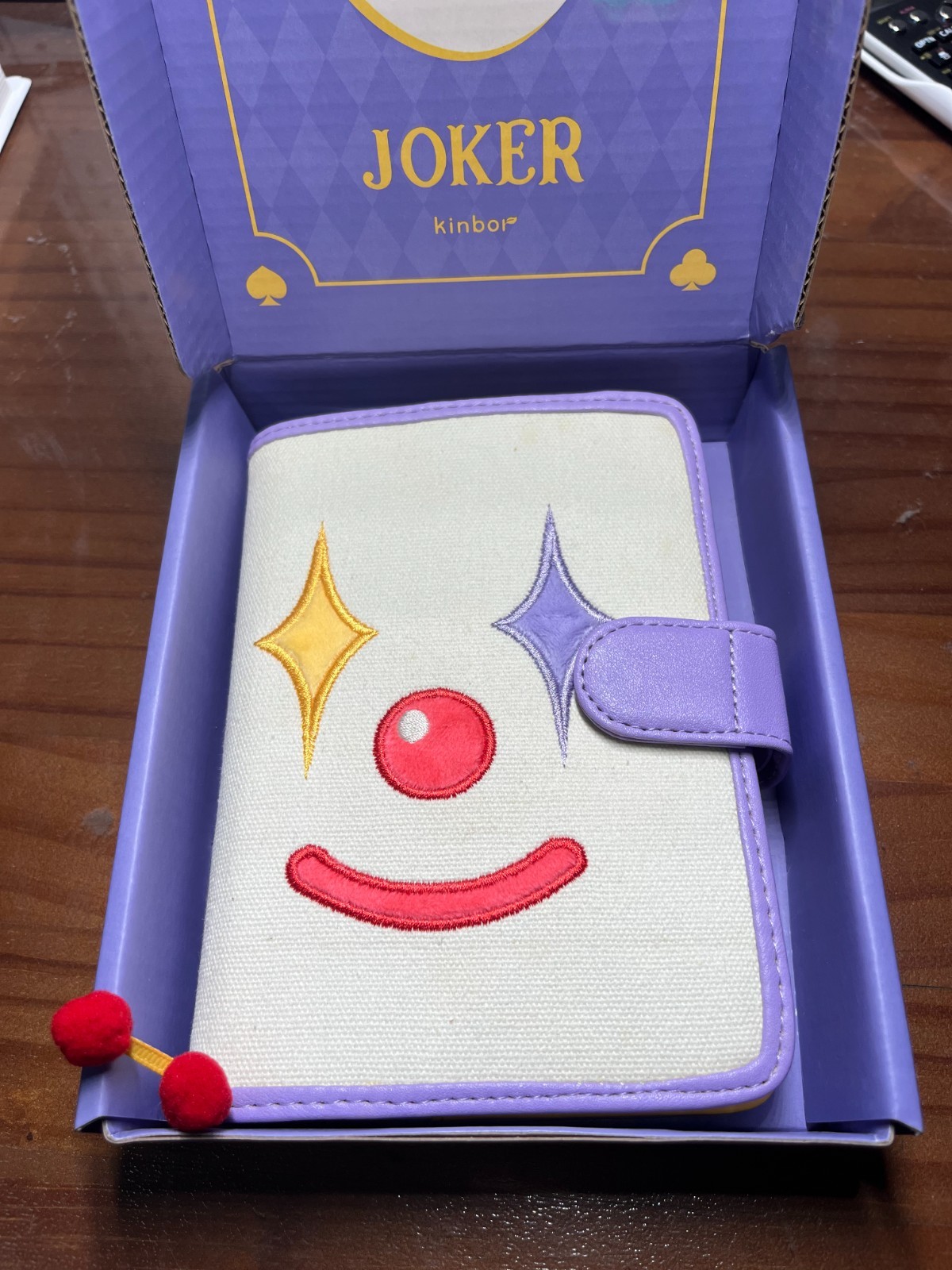 Kinbor Clown A6 Notebook Hobonichi Style Leather Cover Travel Planner gallery