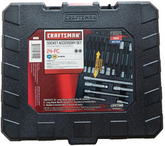 Craftsman 24-Piece Reach & Access Socket Accessory Set 1/4″ & 3/8″ 9-30024 New