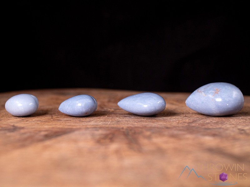ANGELITE Crystal Heart - Self Care, Mom Gift, Home Decor, Healing Stones, E0163 gallery
