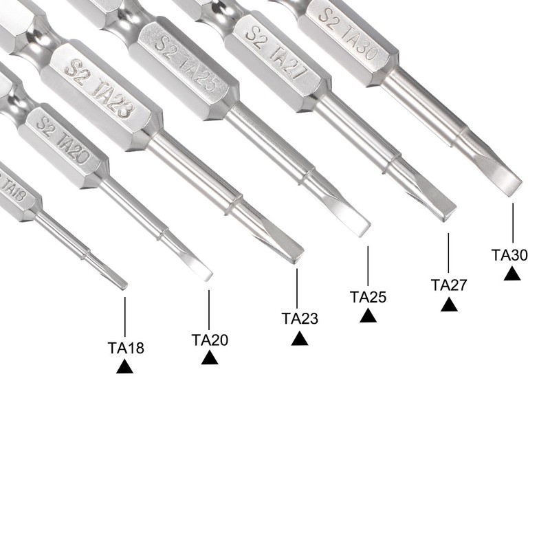 Triangular Bits 6-in-1 1/4 Inch Hex Magnetic TA18/20/23/25/27/30 Screwdriver gallery