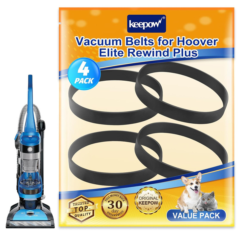 Replacement Belts for Hoover Vacuum Elite Rewind plus UH71200, UH71012, gallery