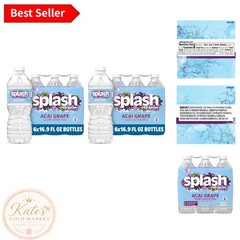 Hydrate with Zero Sugar: Acai Grape Electrolyte Enhanced Water Pack of 12
