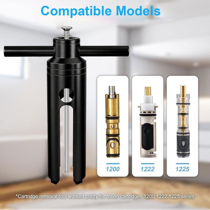 Faucet Cartridge Puller Tool Valve Stem Removal Extractor forMoen 1200 1222 1225 gallery