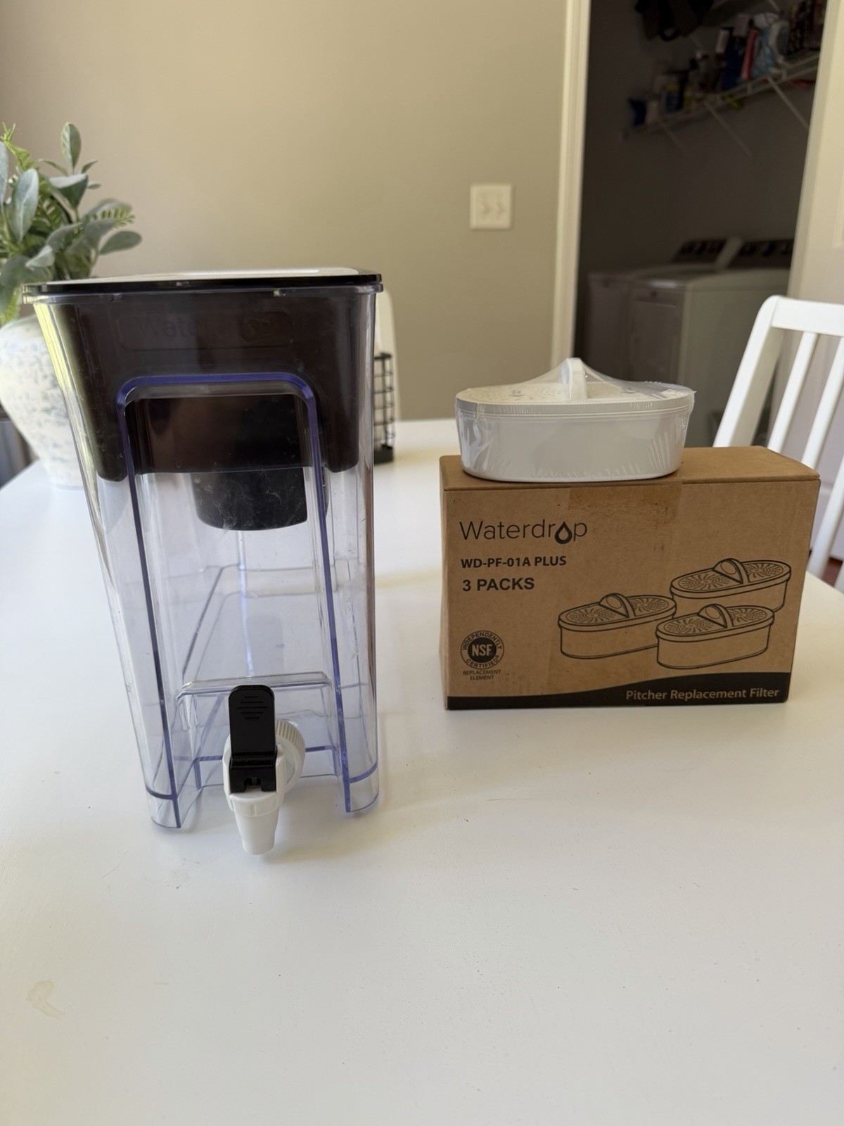 Waterdrop Pitcher Plus Sealed Water Filter WD-PF-01A Plus Pack of 4 gallery