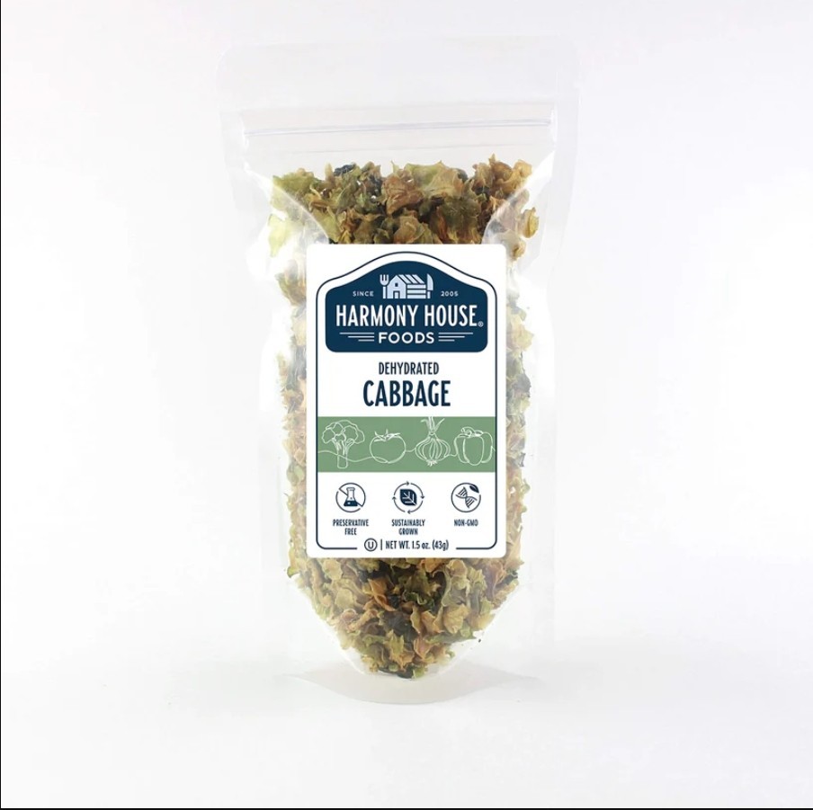 Dried Cabbage-Our ZIP POUCH contains a FULL CUP of garden fresh Cabbage! gallery
