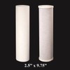 2 Pack RO Replacement Filters 2.5"x9.75" Sediment & CTO Carbon BLUONICS gallery
