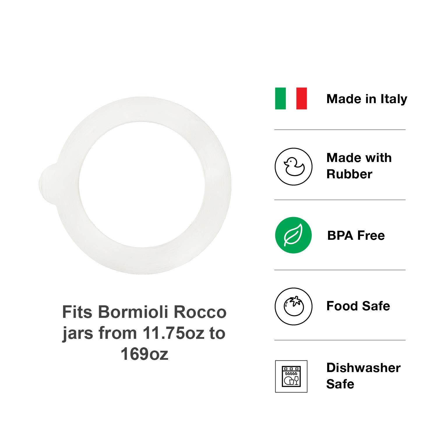 Bormioli Rocco Fido Jar Gaskets - Set of 6 gallery