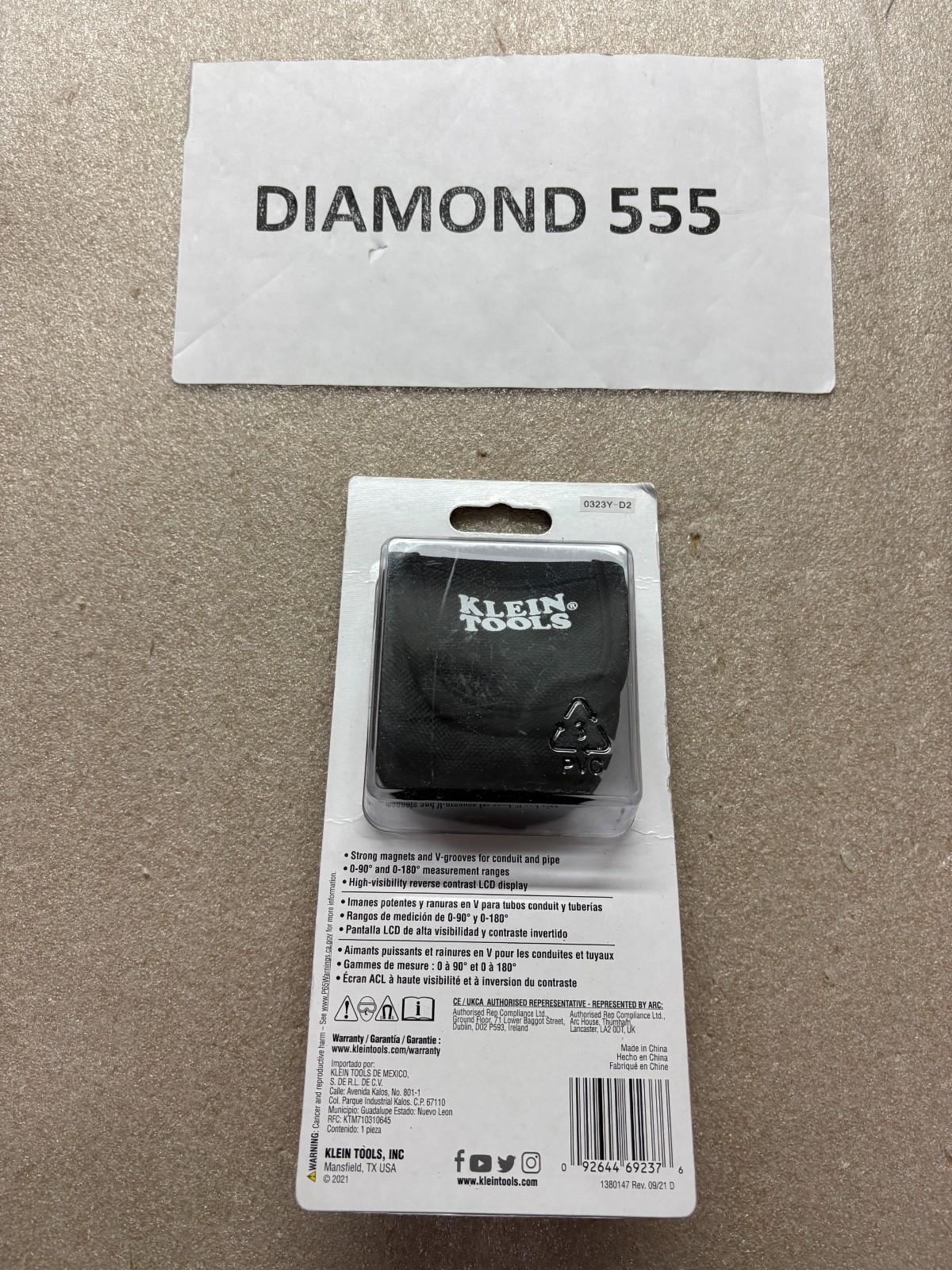 Klein Tools 935DAG Digital Level/Angle Gauge 0-90 & 0-180 Degree Accuracy | 2376 gallery