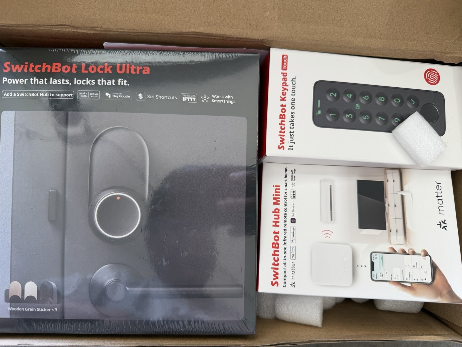 Switchbot Smart Lock Ultra with Keypad,Fingerprint Door Lock App Remote Control gallery