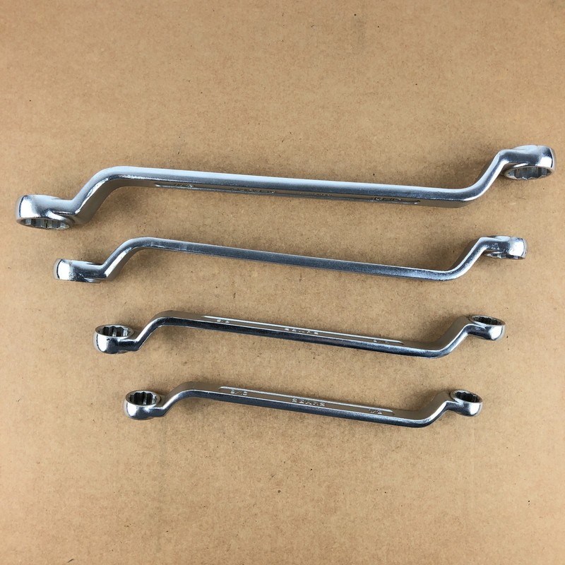 Sears Offset Double Box End Wrench Set 12 Pt BF 1/2"-13/16" SAE Craftsman Japan gallery