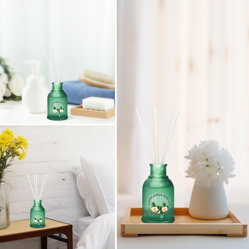 Reed Diffuser Set 200ml Gardenia Tuberose 2 Pack - Aromatherapy Home Fragrance gallery