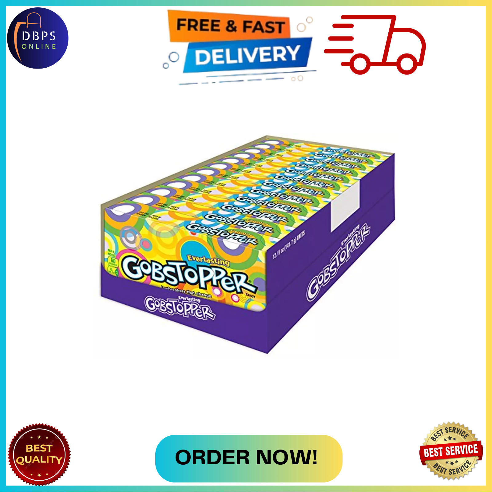 Gobstopper Candy Theater Box, 5 Ounce, Pack of 12 gallery