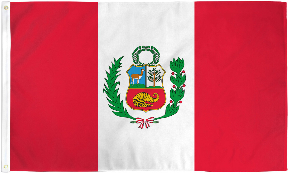 Peru Flag 3x5ft House Flag Peruvian Flag gallery