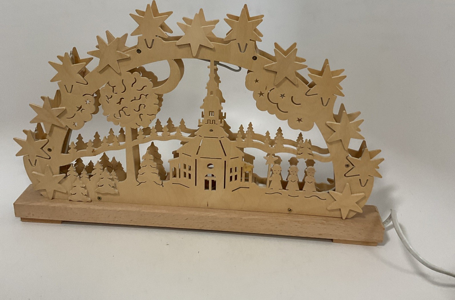 DOPPELSCHWIBBOGEN Germany RATAGS HOLZDESIGN Wood Christmas Arched Church Box gallery