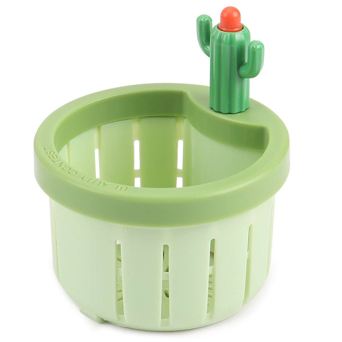 2X Creative Cactus Sink Filter Kitchen Drain Basket Food Slag Strainer W/ Handle gallery