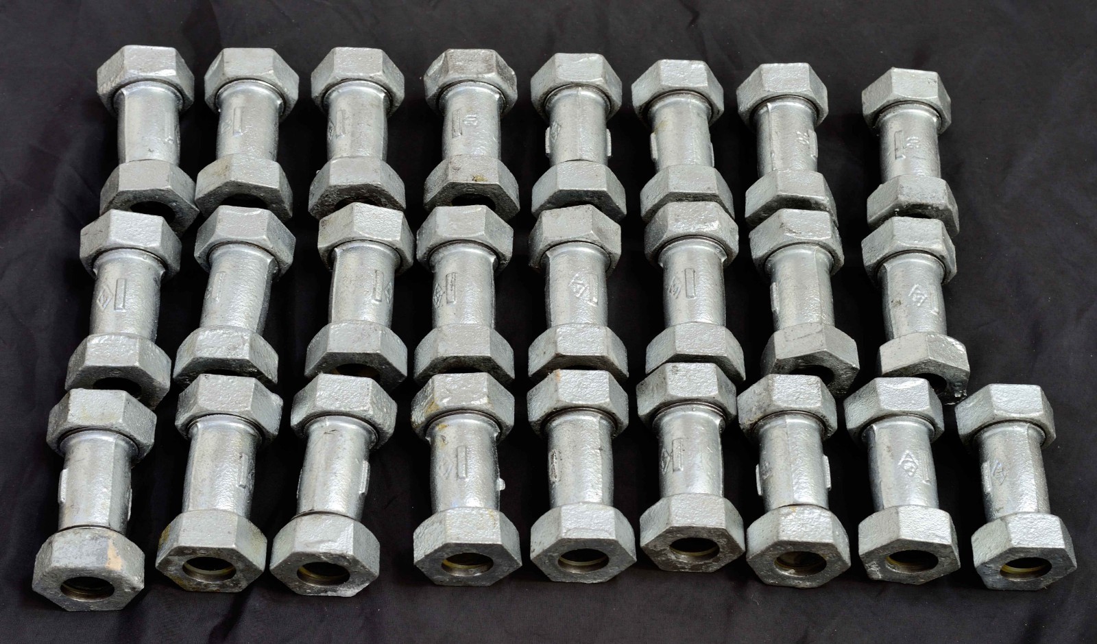 (25) Coupling Compression Repair, Dresser Galvanized Steampunk fitting.NEW. NOS gallery