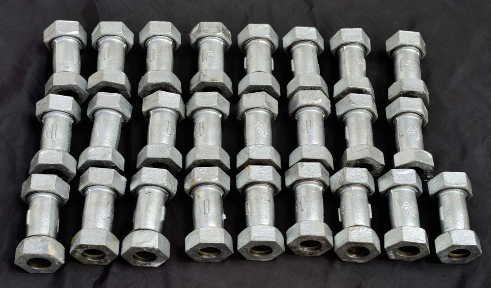 (25) Coupling Compression Repair, Dresser Galvanized Steampunk fitting.NEW. NOS