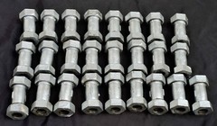(25) Coupling Compression Repair, Dresser Galvanized Steampunk fitting.NEW. NOS