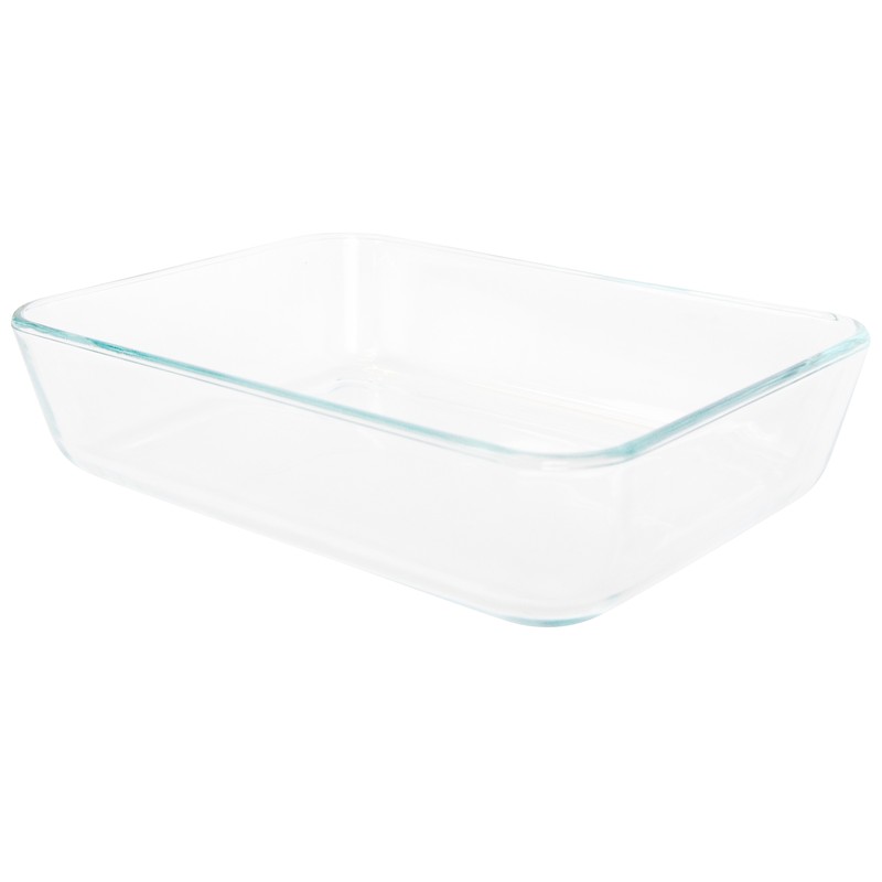 Pyrex 7211 6-Cup Rectangle Glass Storage Dish w/ 7211-PC 6-Cup Cadet Blue Lid gallery