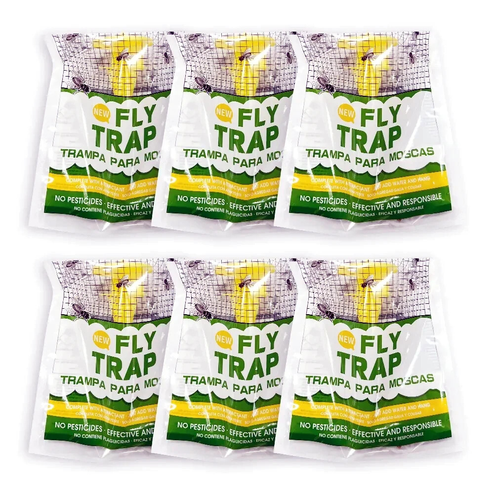 Outdoor Fly Traps, Disposable Non Toxic Hanging Catcher Killer Large Bag gallery