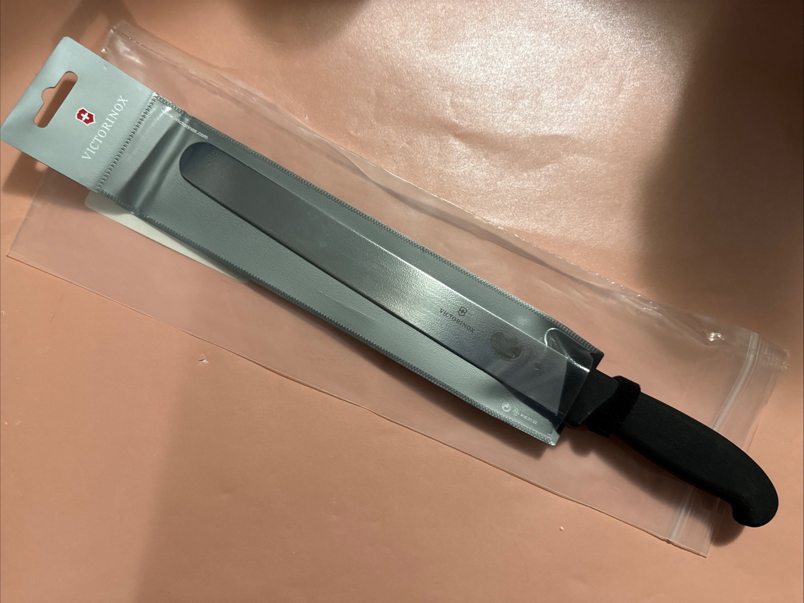Victorinox 25cm PRO Slicing Knife Round Straigh Edge Fibrox Handle Blk 5.4203.25 gallery
