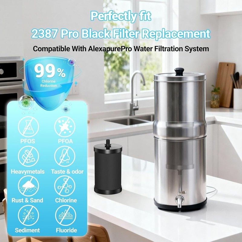 2387 Pro Replacement Water Filter Compatible With Alexapure Systems - 2 Filter gallery