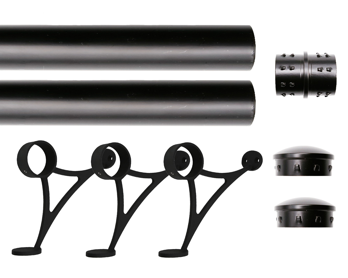 Foot Rail Bracket Rest Step multi-size Stainless Steel Tubing complete kit 2" OD gallery