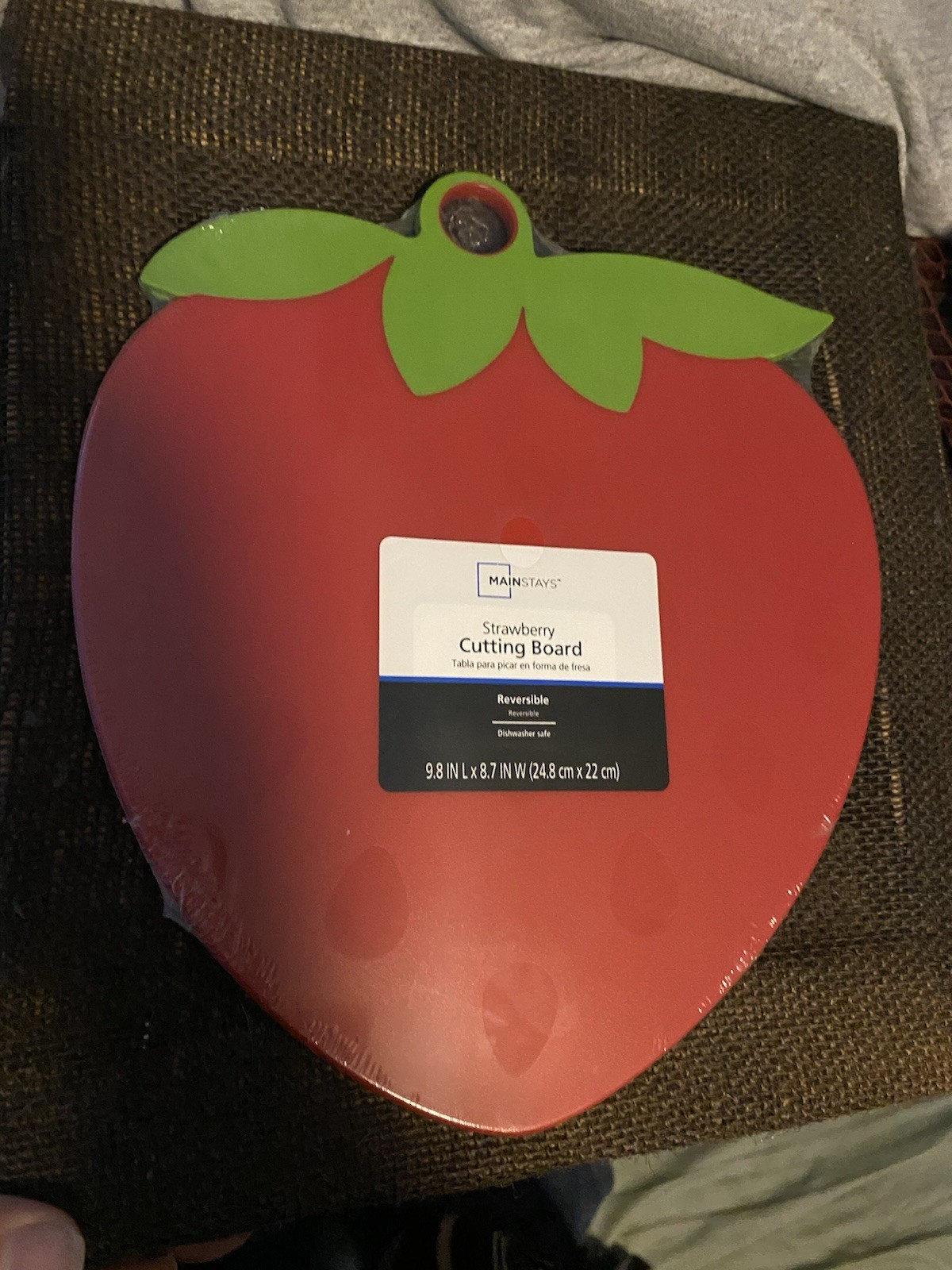 Strawberry Cutting Board 9x8 Inches Not Wood New In Plastic gallery